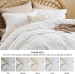 3 Pieces Embroidery Boho Duvet