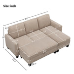 Sectional Couch With Storage 3 Pcs