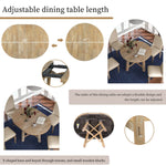 Farmhouse 5-Piece Dining Table Set