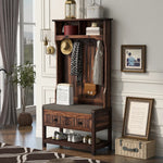 Entryway Storage With Bench, 3-in-1