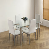 Leather Dining Room Set