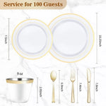 Plates Set 100 Guest