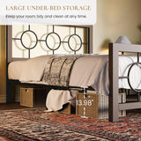 Metal Bed Frame Vintage Design