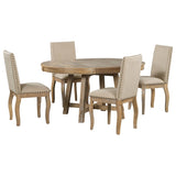 Farmhouse 5-Piece Dining Table Set