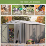 8x10 large garden shed