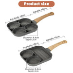 Dual Purpose 2/4 Hole Frying Pan