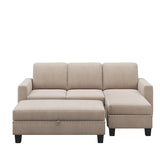 Sectional Couch With Storage 3 Pcs