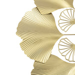 Luxury 3D Ginkgo Leaf Wall Clock