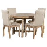 Farmhouse 5-Piece Dining Table Set