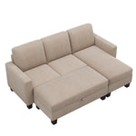 Sectional Couch With Storage 3 Pcs