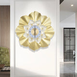 Luxury 3D Ginkgo Leaf Wall Clock