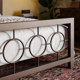 Metal Bed Frame Vintage Design