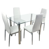 Leather Dining Room Set