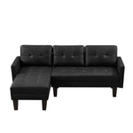 L-Shape Leather Sofa Bed