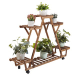 6 Shelf Storage Rack with Wheels
