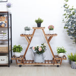 6 Shelf Storage Rack with Wheels