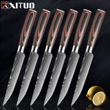 1-10 Pcs Set Kitchen Knives