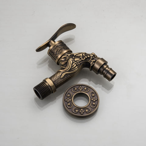 Antique Bronze Garden Faucet