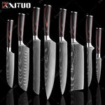 1-10 Pcs Set Kitchen Knives