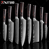 1-10 Pcs Set Kitchen Knives