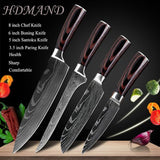 High Carbon Knife Set