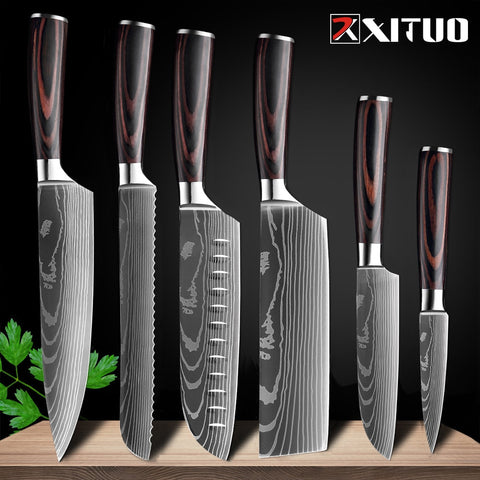 1-10 Pcs Set Kitchen Knives