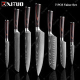 1-10 Pcs Set Kitchen Knives