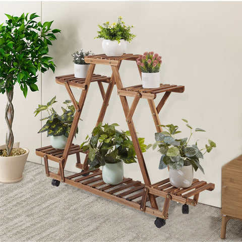 6 Shelf Storage Rack with Wheels