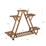 6 Shelf Storage Rack with Wheels