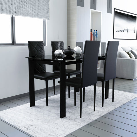 Modern Glass Dining Set